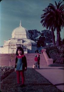 Young Sandra Lim, Golden Gate Park, 1970s